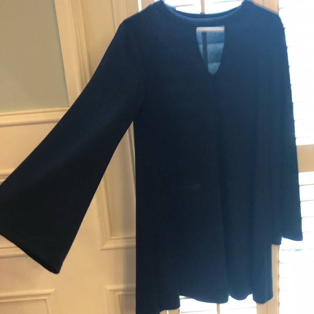 Bridgette Bailey Bell-sleeved dress, Black M